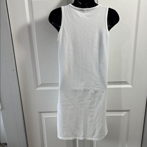 Brandy Melville White Fitted Midi Tank Dress - Picture 2 of 6